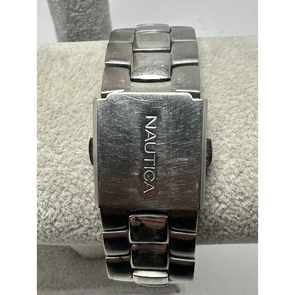 Nautica Steel 10075G New‎ Battery Mens Watch 38MM 7.25